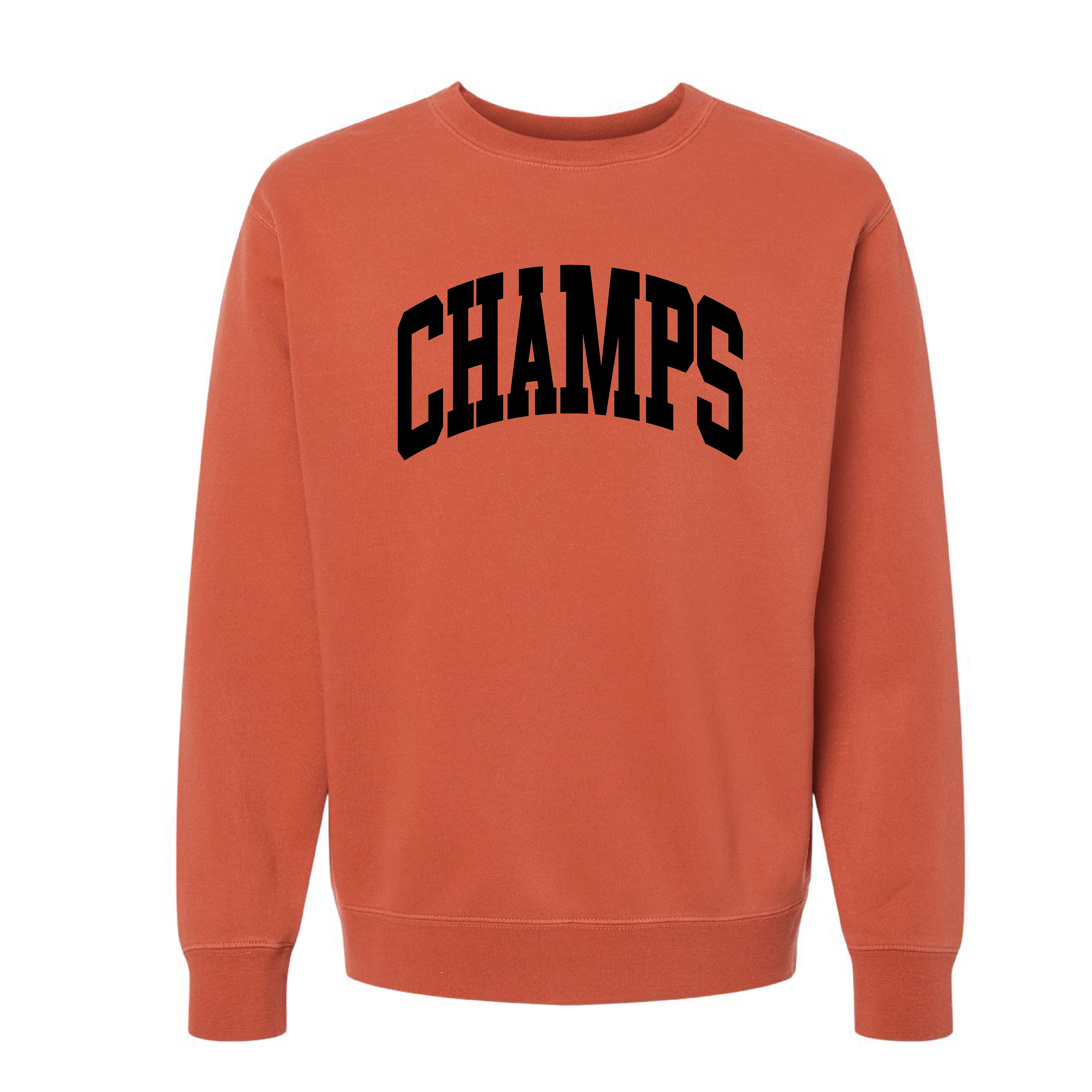 CHAMPS Vintage Sweatshirt Burnt Orange The Boutique Gameday –