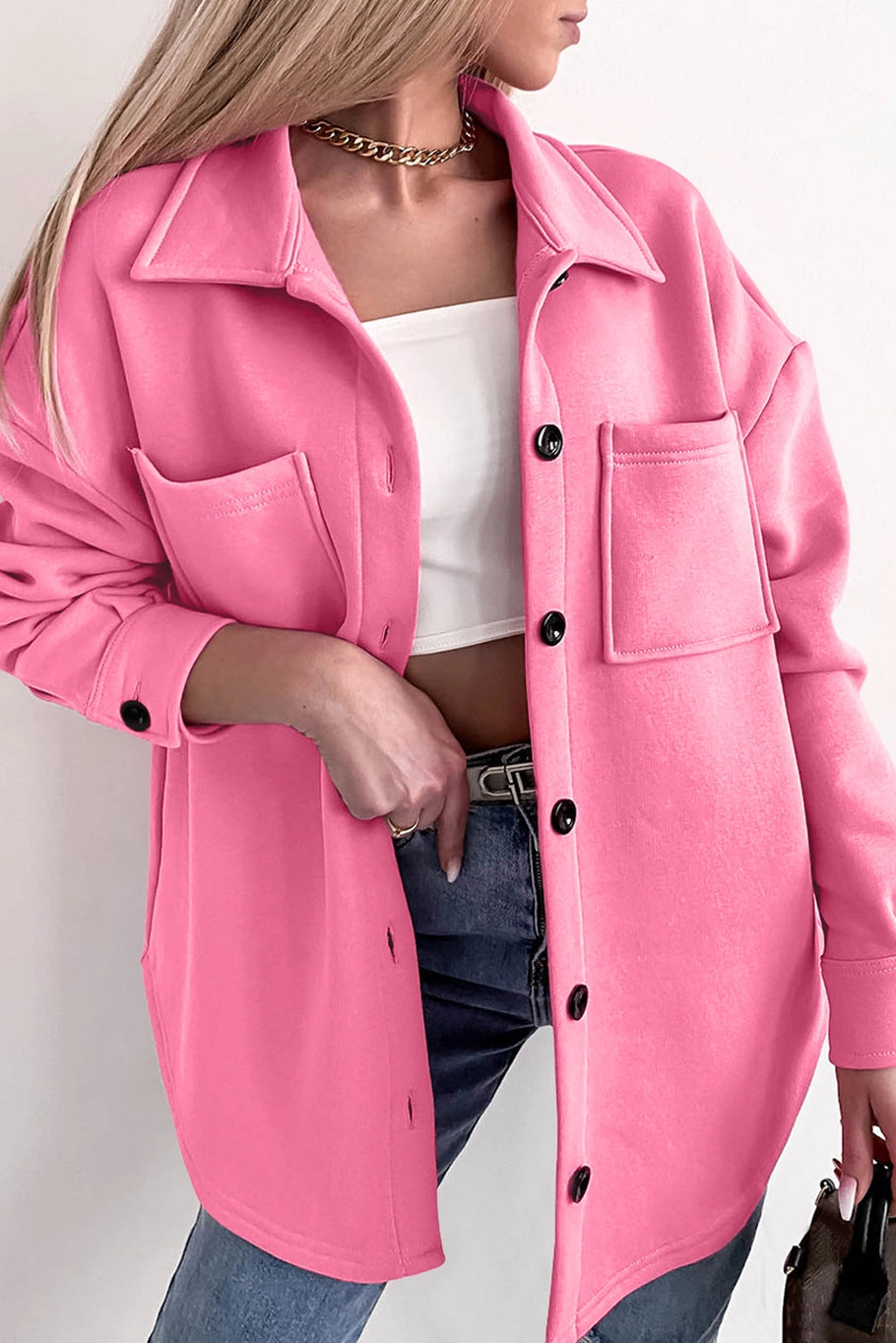 Hot Pink Shacket