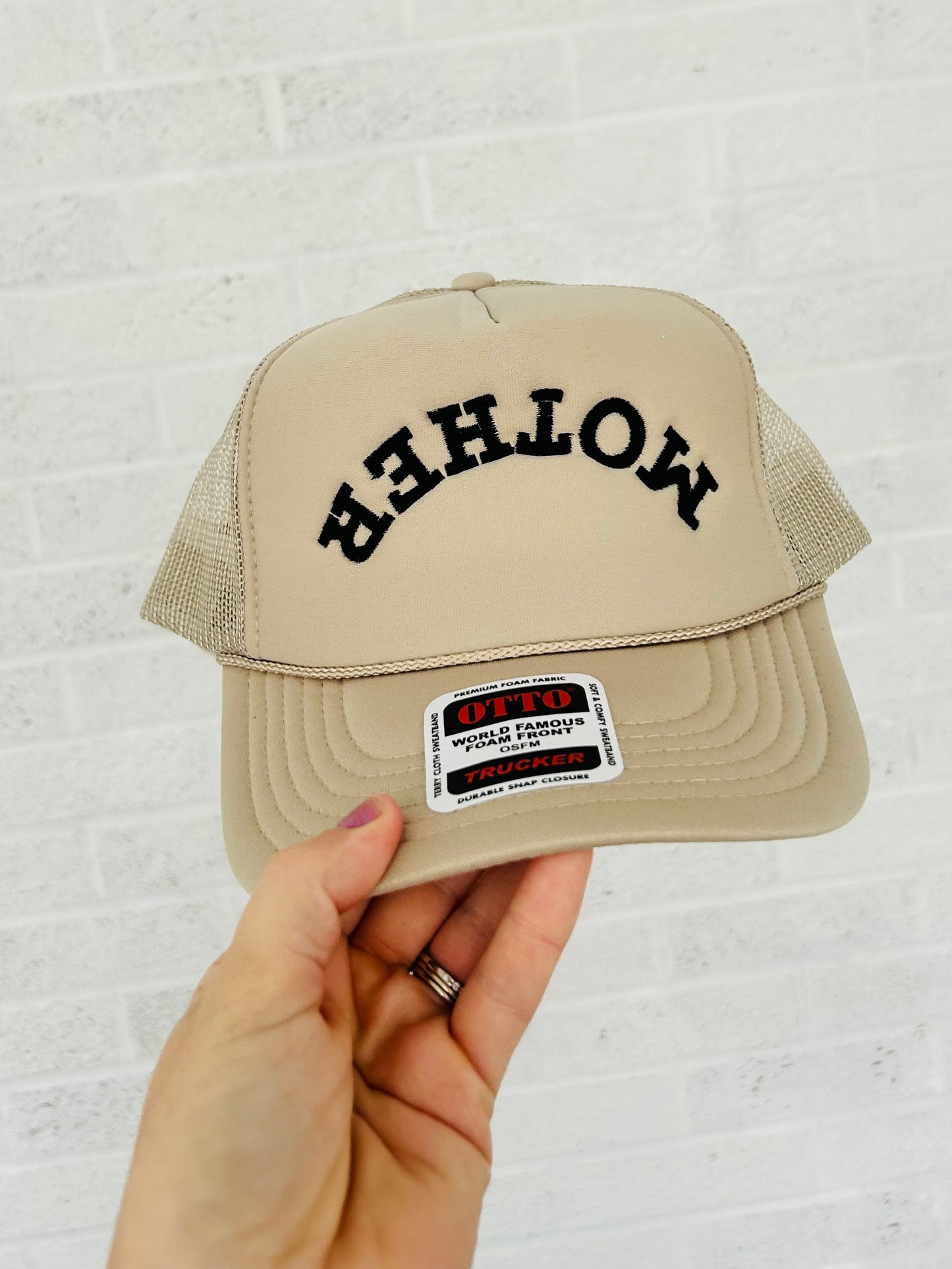 Mother Tan Trucker Hat