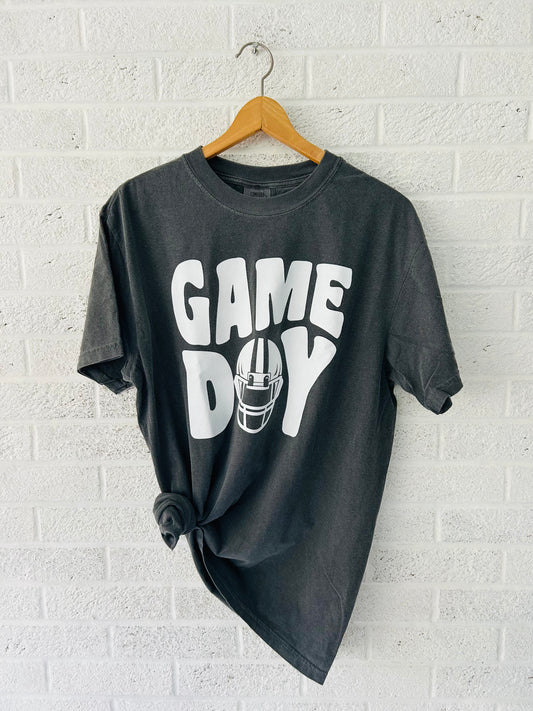 Game Day Football Helmet Vintage T-shirt