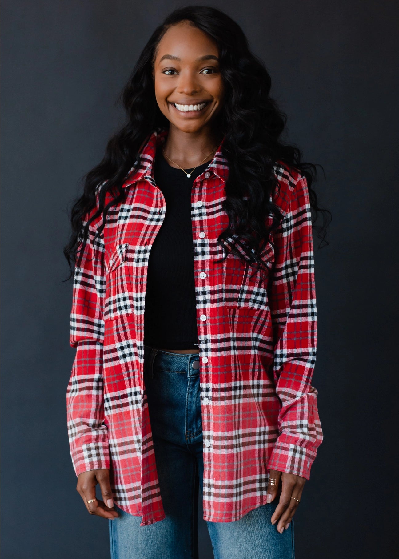 Red Flannel Shacket